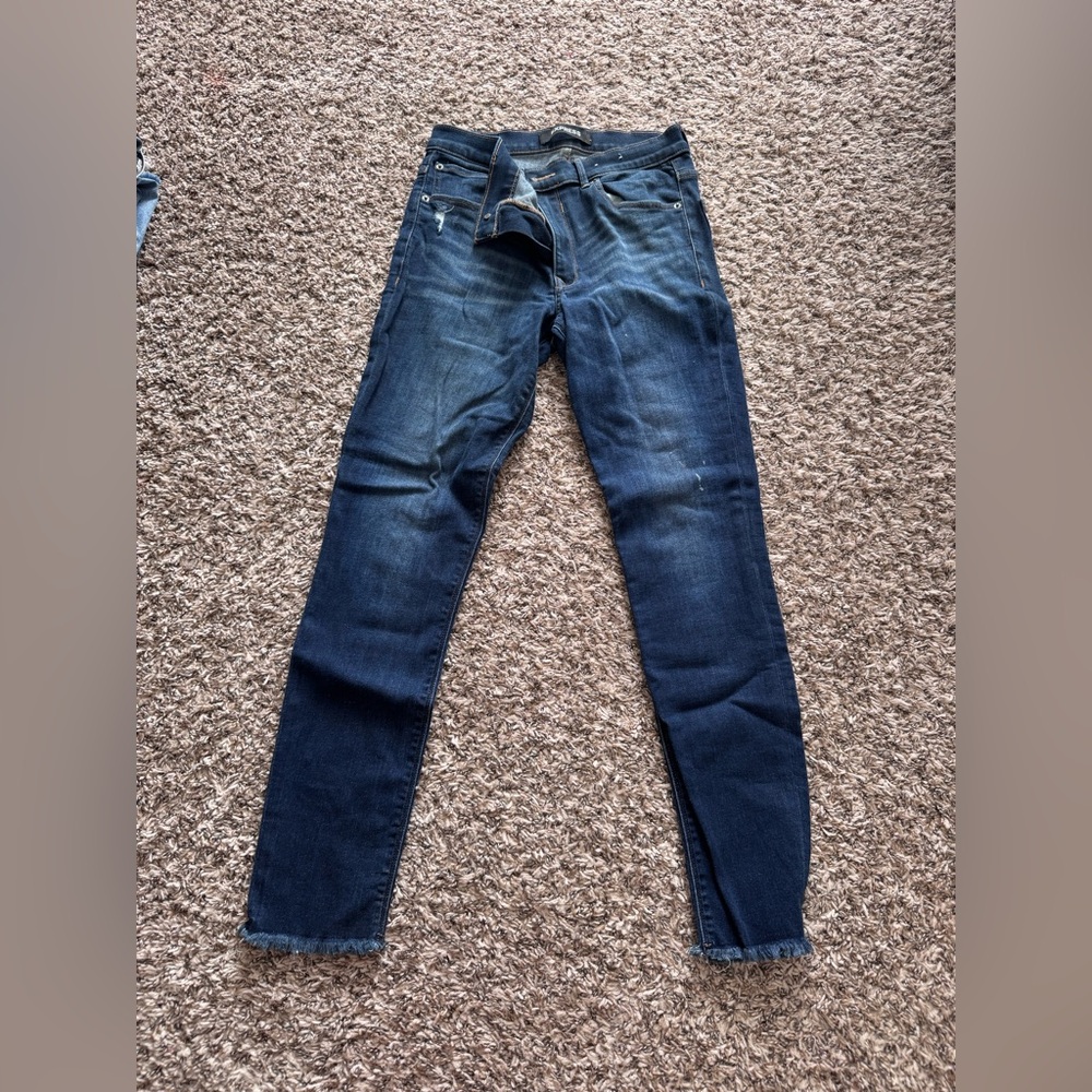 Express Women’s  Dark Blue Skinny Jeans